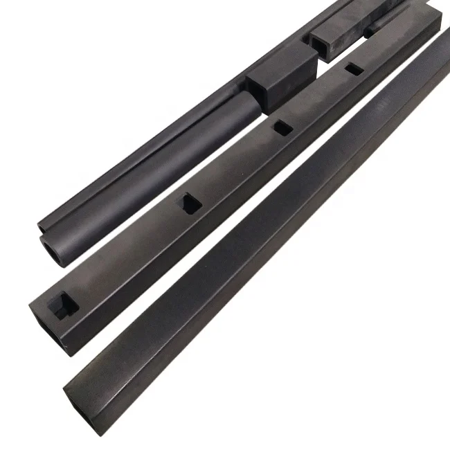 SiSiC Silicon Carbide Ceramic Kiln Shelves / Kiln Supporting Tubes