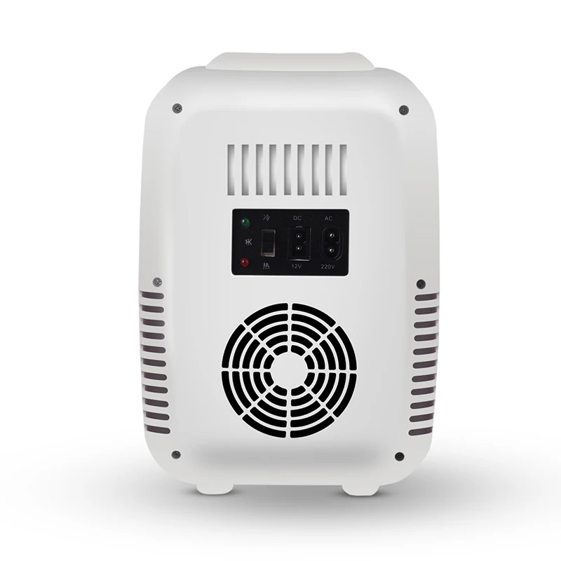 4L 12V DC 110V AC  portable thermoelectric electric auto make up purple mini car fridge