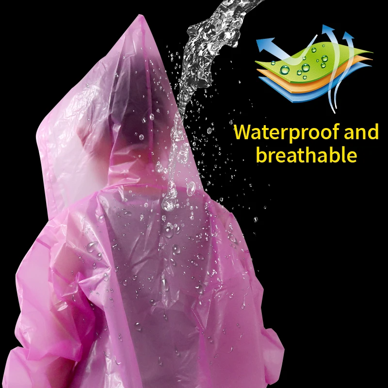 Fashion Nice non-disposable eva Children Portable Pink Raincoat kids Rain Coat