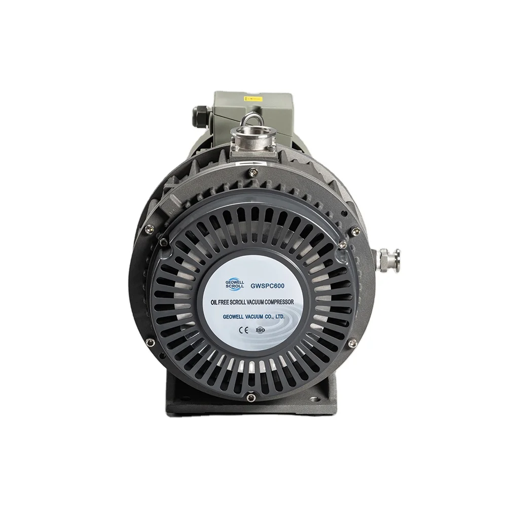 GWSPC600 factory price 50Hz, 60Hz, 220V, 380V oil free scroll vacuum compressor special gas recirculation