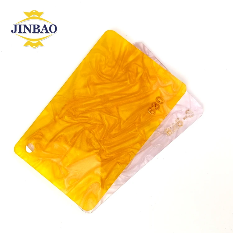 JINBAO provide good quality 1220x2440 100%cast raw mica board fast deliver colorful marble acrylic sheet for interior decoration