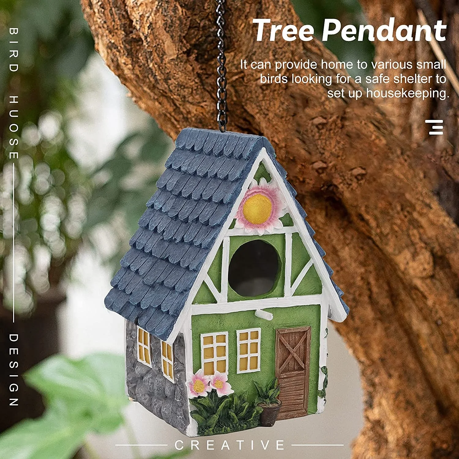 Bird Houses for Outside birdhouses residences Used for Outdoor Bluebirds Tits Hummingbirds Swallows and Other Bird