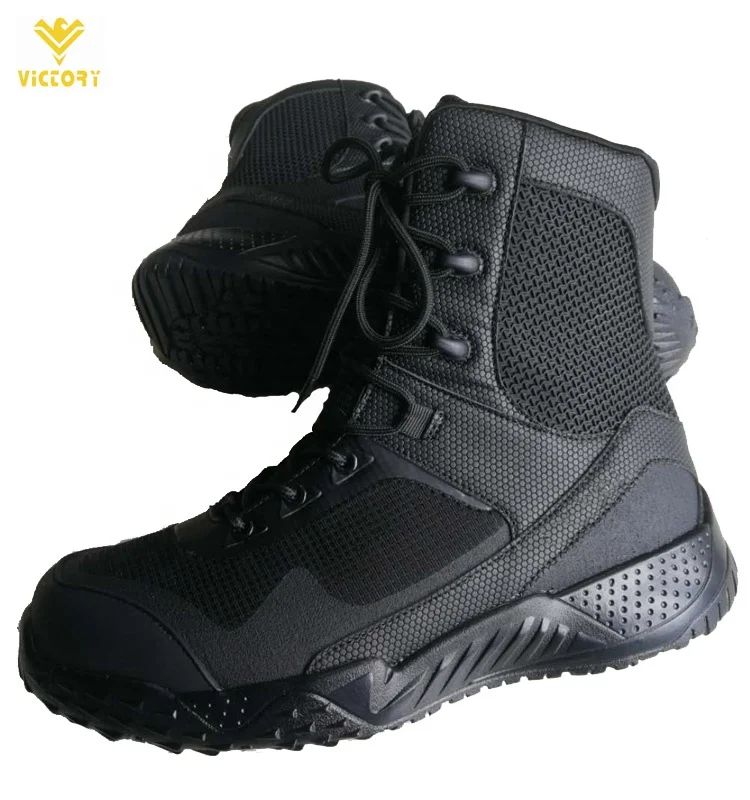Victory supply Men boots desert shoe lace tactical ankle boots
