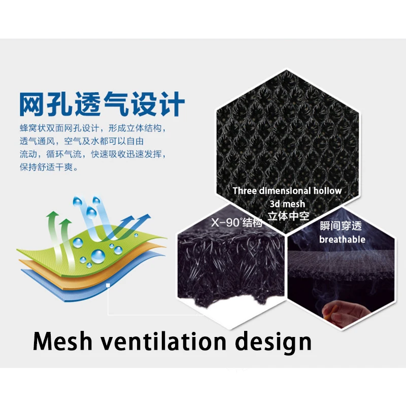 hot sell 3D mesh motorcycle seat cover breathable 3D  air mesh motorcycle cushion