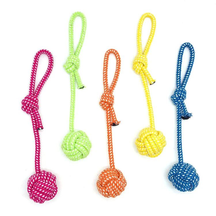 Custom Best selling dog teeth cleaning chew rope toy