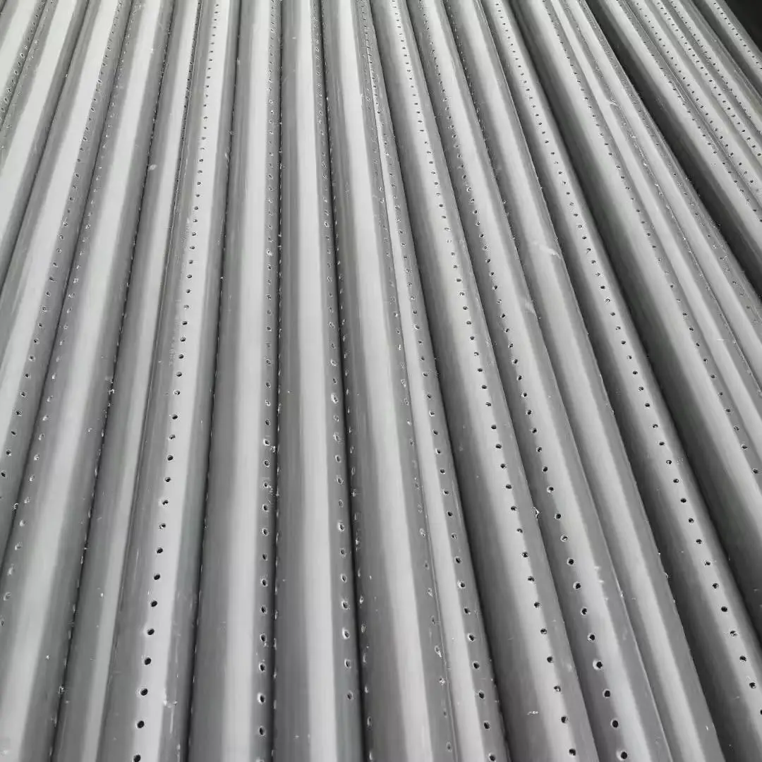 Customizable Perforated PVC Drainage Pipe with round Head ODM & OEM Support Glue Thread Connection