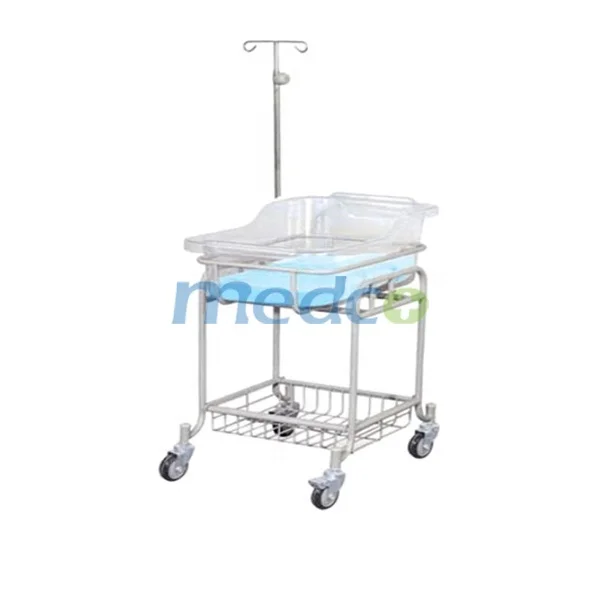 Medco B008 Adjustable hospital baby troley/infant crib/hospital baby cot