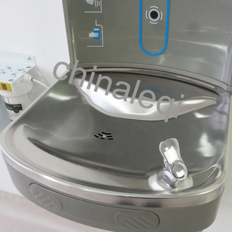 Stainless Steel Water Cooler/Wall Mounted Cold Water Dispenser with Bottle Filler