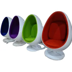 Factory Direct Sales Fiberglass Shell Beautiful Appearance Egg Chair Outdoor Furniture With Stand
