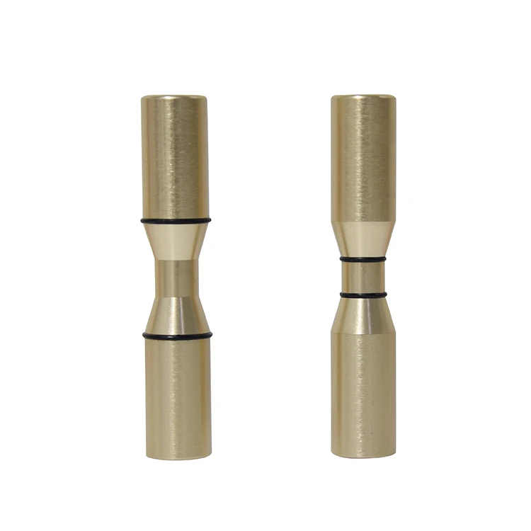 Popular 1 Bottle Brushed Golden Color Wall Mount Wine Rack Aluminum Pegs