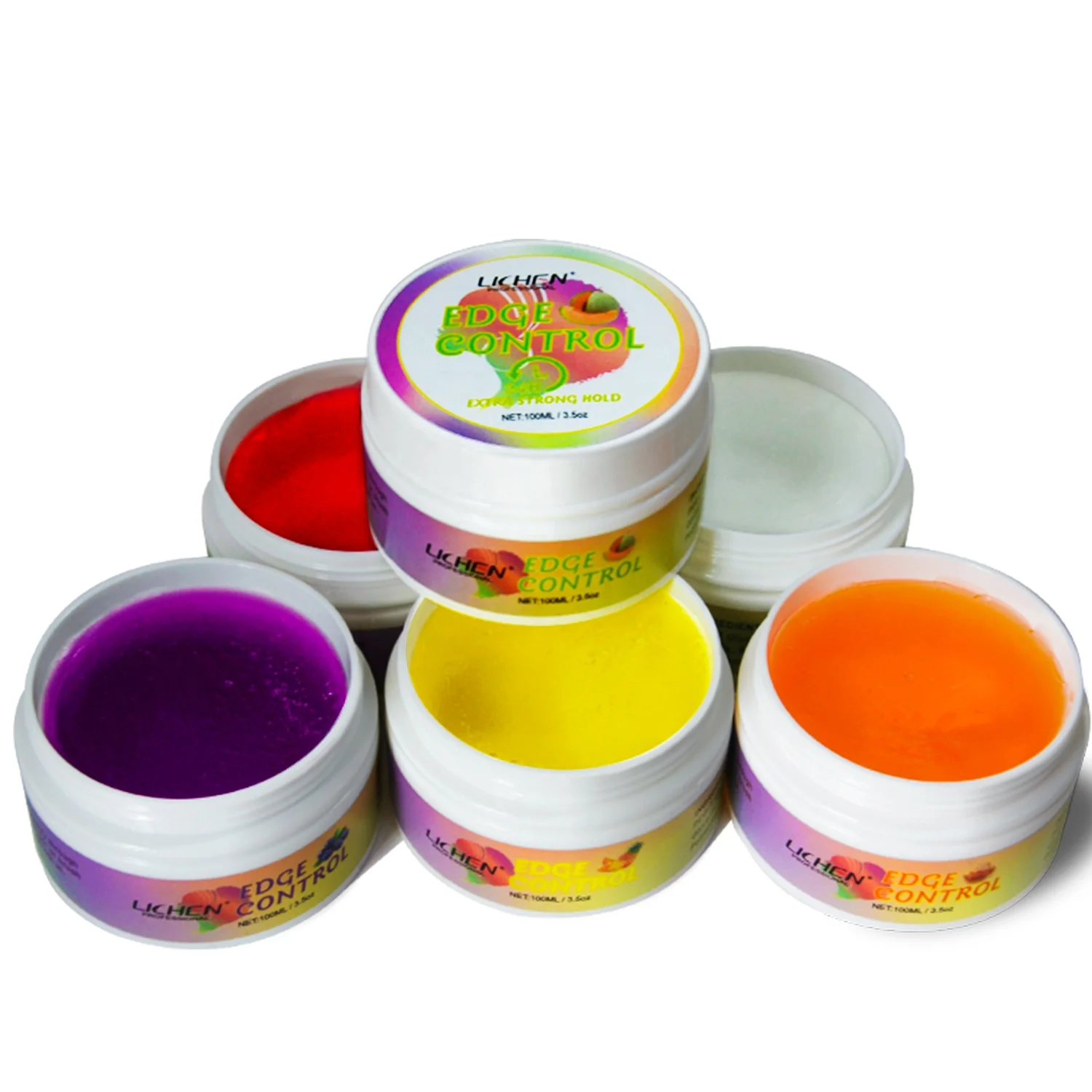 4c hair gel edge control 24 Hour long lasting edge tamer No Flaking or White