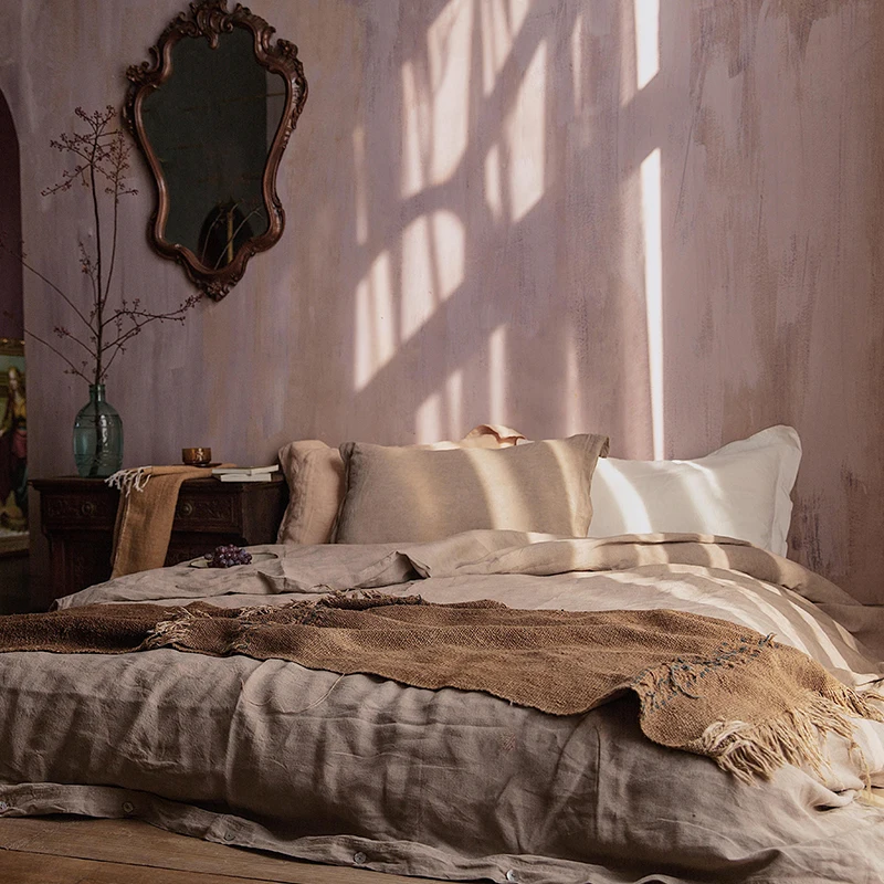 Oeko-tex nature 100% Linen Bedding sets