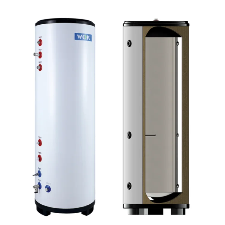 100L easy to install SUS 304/316/ stainless steel duplex heat pump hot water heater tank for sale
