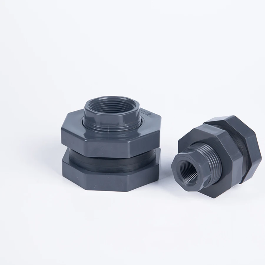 Factory price UPVC male and female water tank connector bulkhead accessories adapter fittings