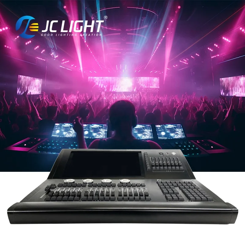 Профессиональный 2048 освещения сцены консоли F2 Dmx канал сенсорный экран DMX512 контроллер