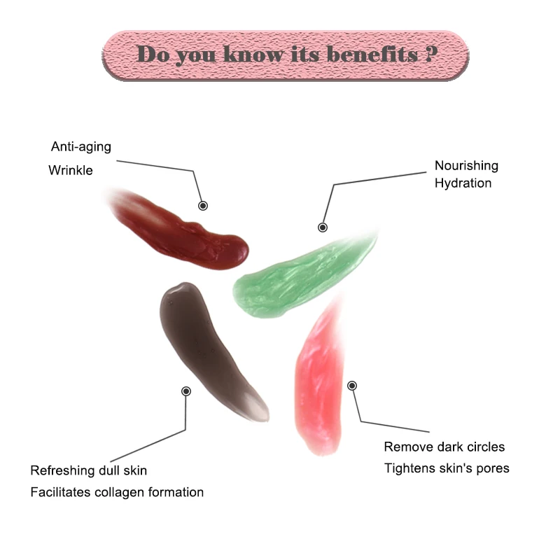 KOUNISH Korean Best SPA Facial Jelly Mask Anti-aging Korean Skincare Beauty Peach Face Hydrogel Gel Mask