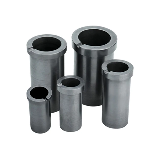 Good Heating Induction Furnace Graphite Crucible For Metal Melting