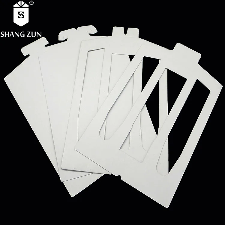 
Wholesale 700g shirt packaging collar cardboard folding inserts for garment accessories customized shirt packing board 
