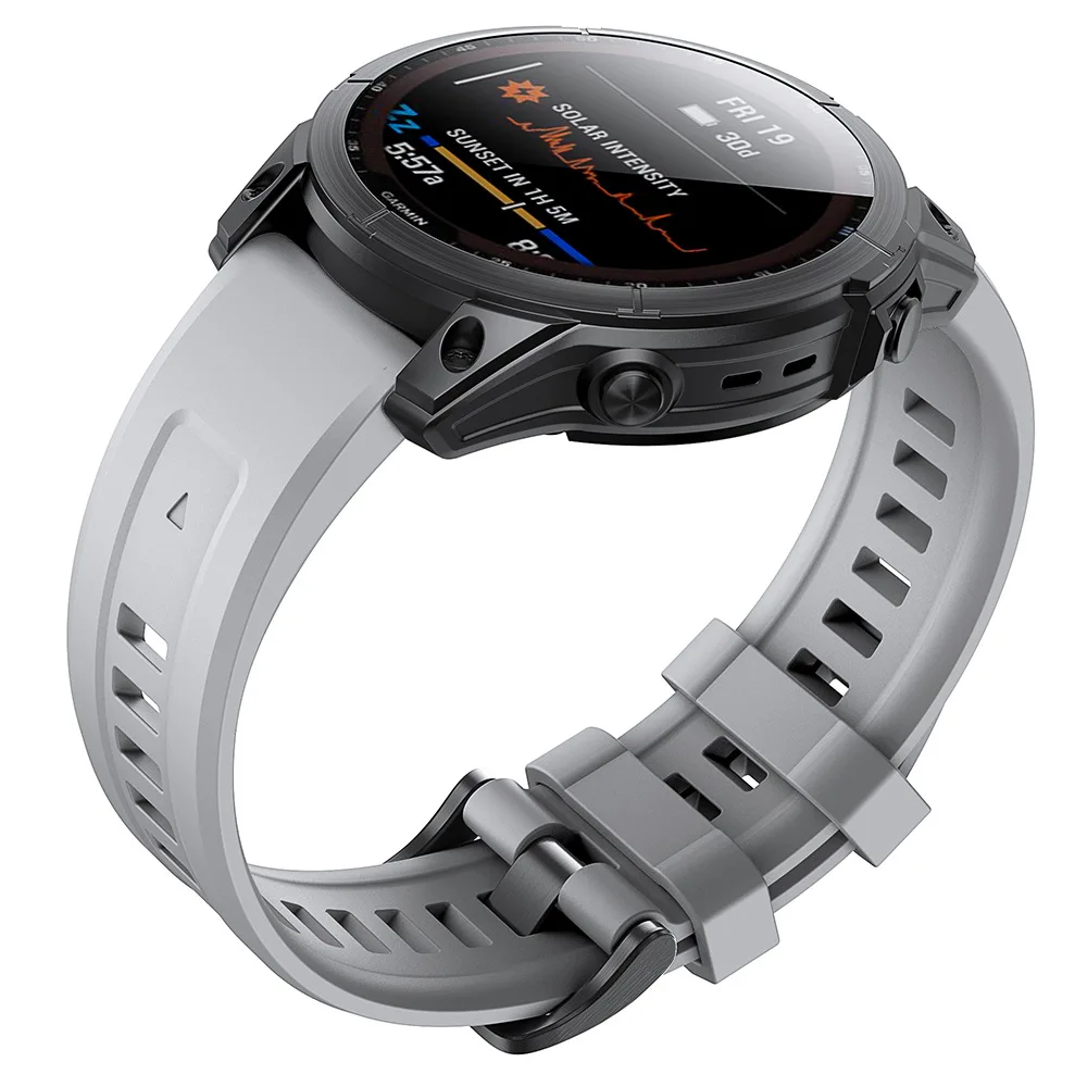 20 мм/22 мм/26 мм Easy fit ремешок для наручных часов Garmin Fenix7 quick release fenix7x фотоаппаратов моментальной печати 7s новый силиконовый