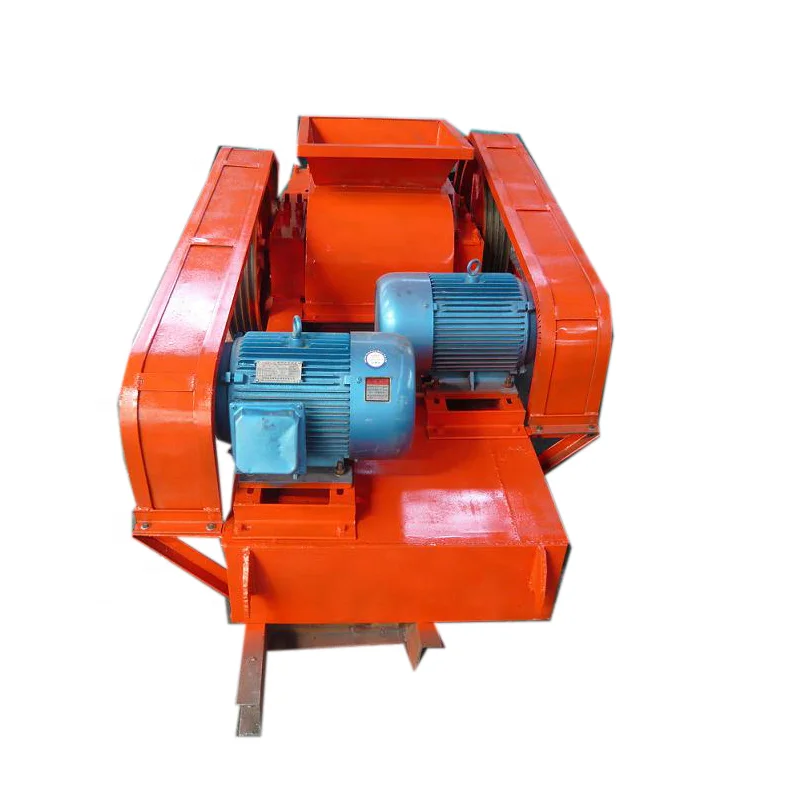 Full Automatic High Fine Concrete Crusher Mobile Double Roller Crusher Price