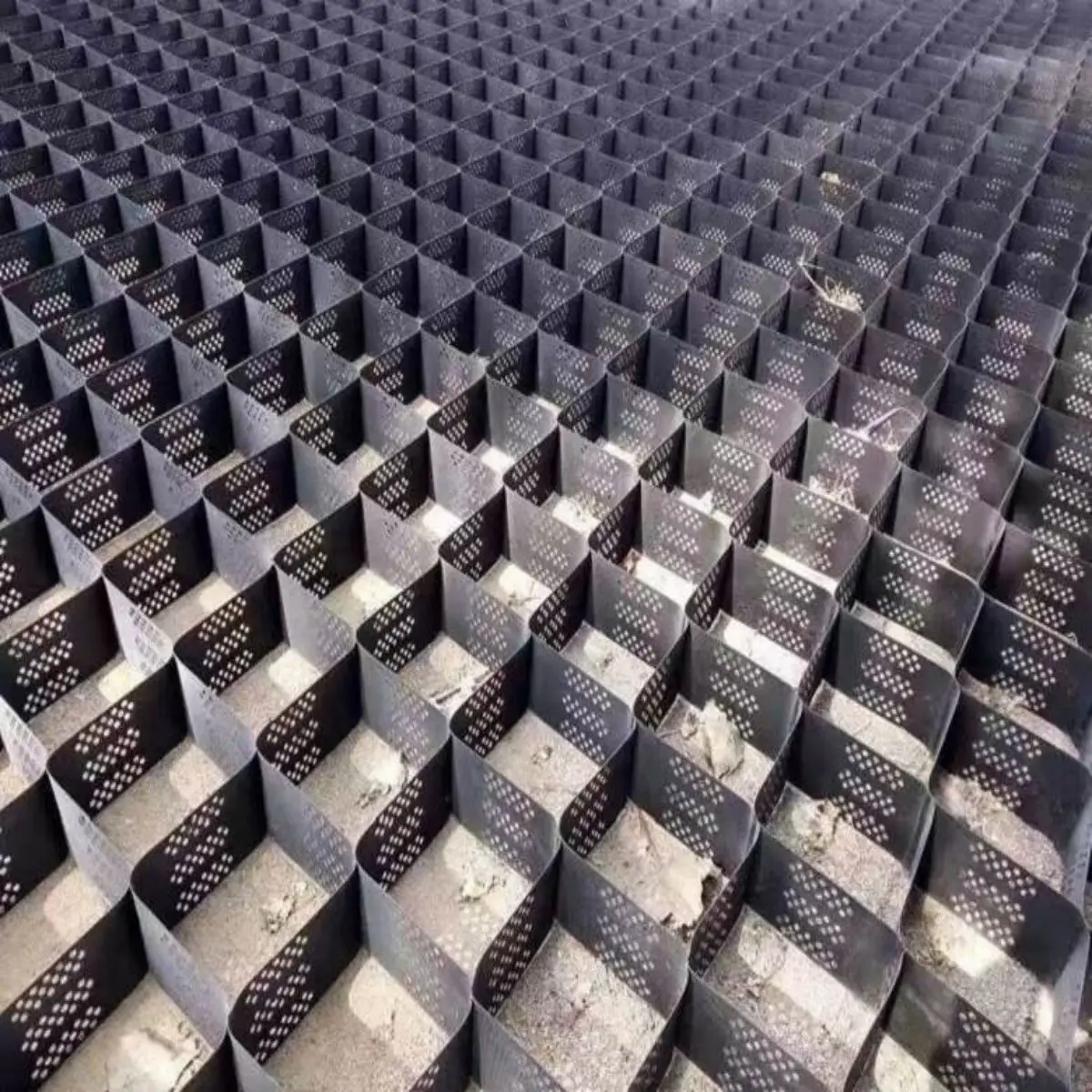 Gravel Stabilizer Hdpe Geocell 50mm Geocell Manufacturer Price Geocell Ground Grid for Farmland Walkway Driveway