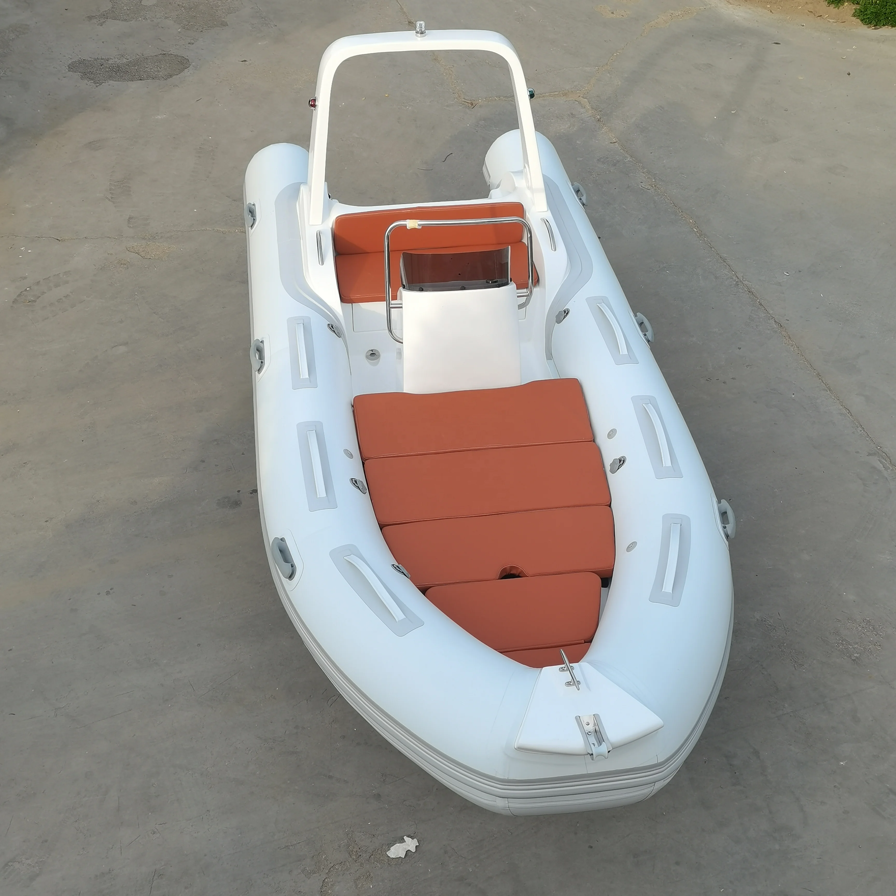 RIB Boat RIB520 Ce Fibreglass Inflatable Boat For Entertainment