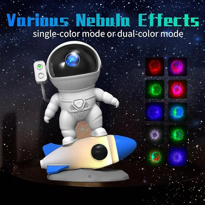 Astronaut Star Projector,Led Space Nebula Night Light for Kids Girls Boys Adults, Living Gaming Room Ceiling Decor, Party, Gifts