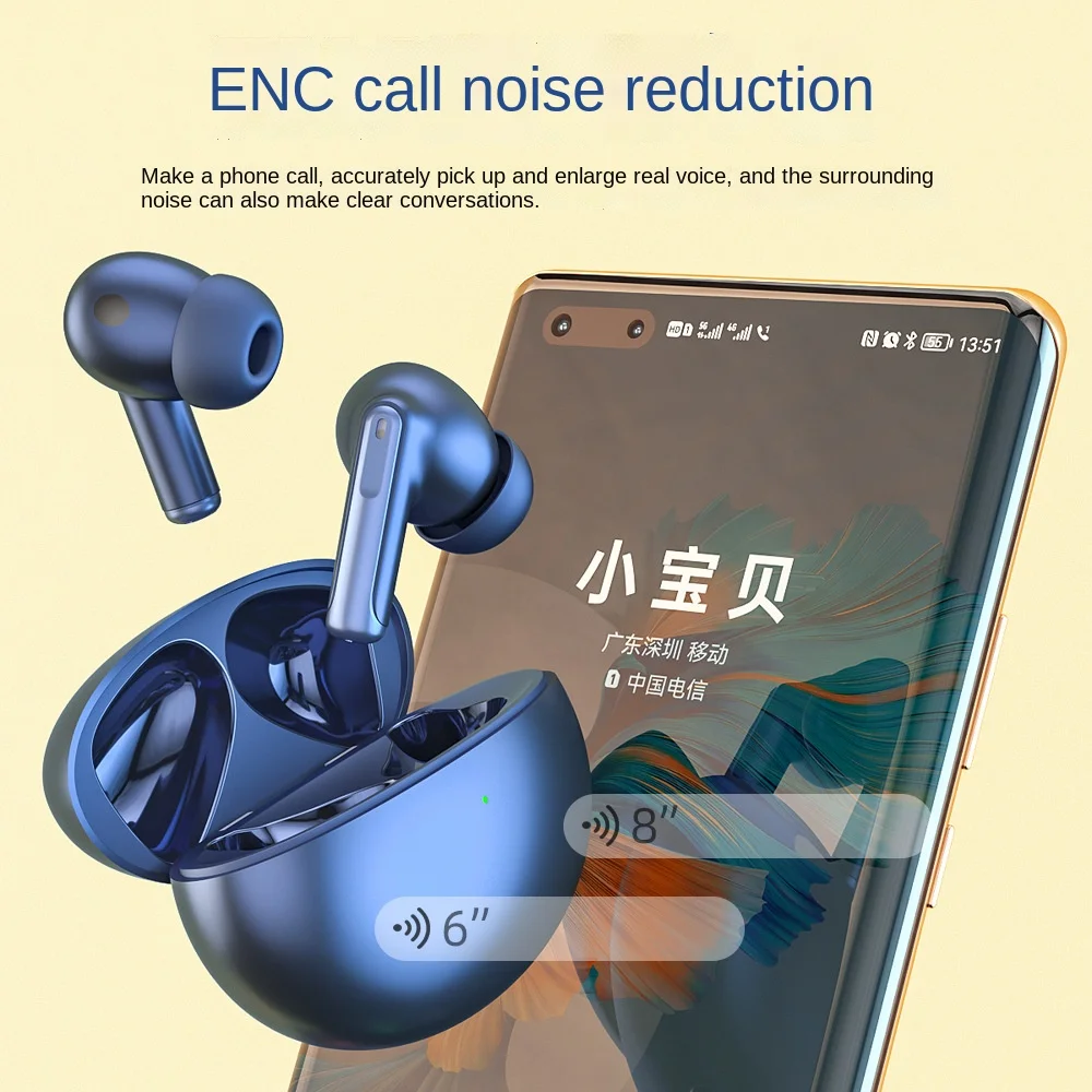 New smart tech xy70 ENC ANC Wireless charger Touch Sport Headphones bluetooth5.1 audifonos tws wireless earbuds gaming headset