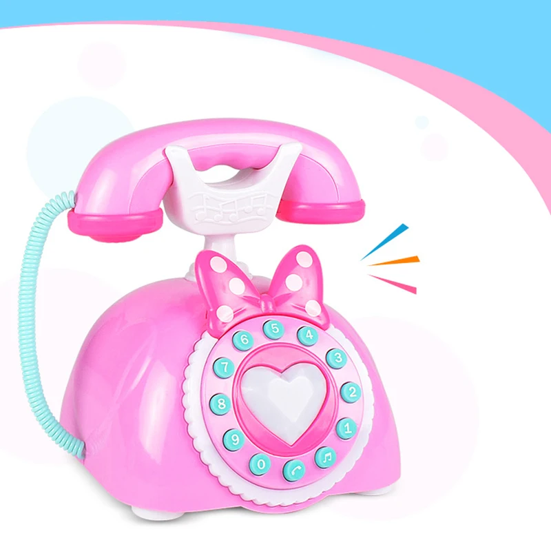 Детские ранние образовательные мини ретро Мультяшные наборы телефонов