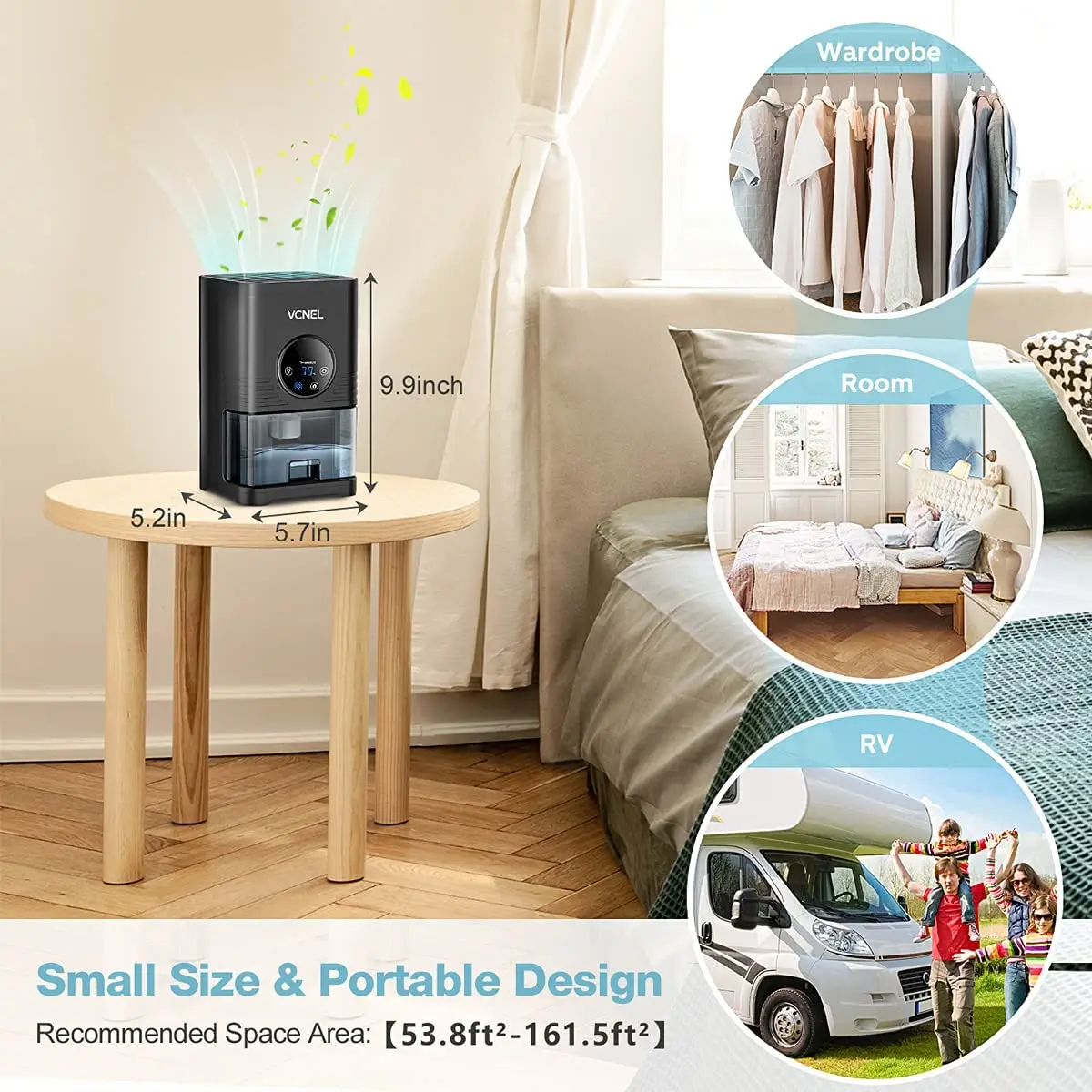portable small dehumidifier with Ultra Quiet and Auto-Off Function home use compact household Dehumidifiers