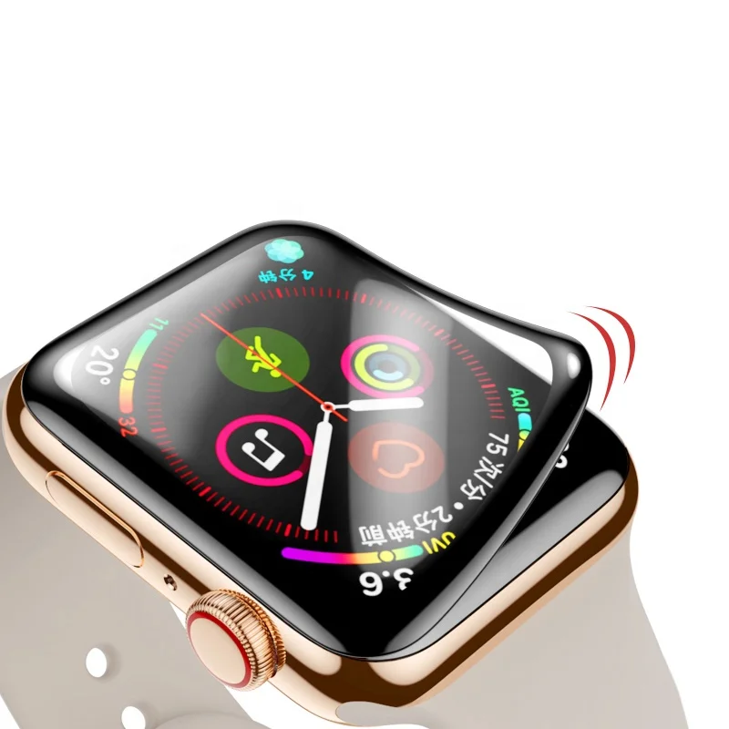  3D полная изогнутая мягкая ПЭТ пленка для Apple Watch Series 5 4 ультратонкая Защита экрана iWatch 38 40 42 44