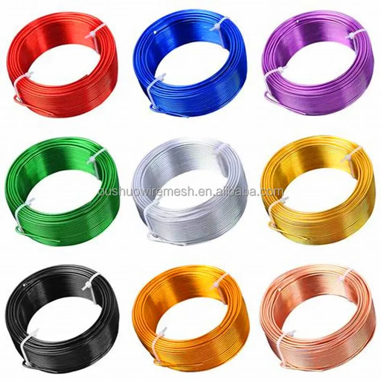 1mm 2mm 3mm 4mm 5mm mm anodized aluminum wire for plant trees bonsai training and art crafts