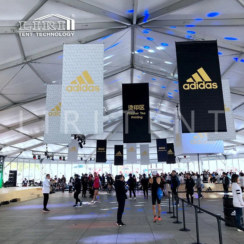 New Style Multi Side Circle Marquee Events Personalized Tent for Running Marathon