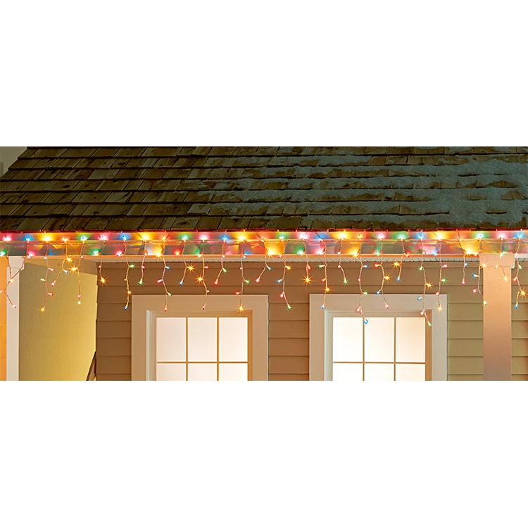 HQ 100 LIGHTS ICICLE String Lights FOR Outdoor Decoration Holiday Icicle Garden String Light
