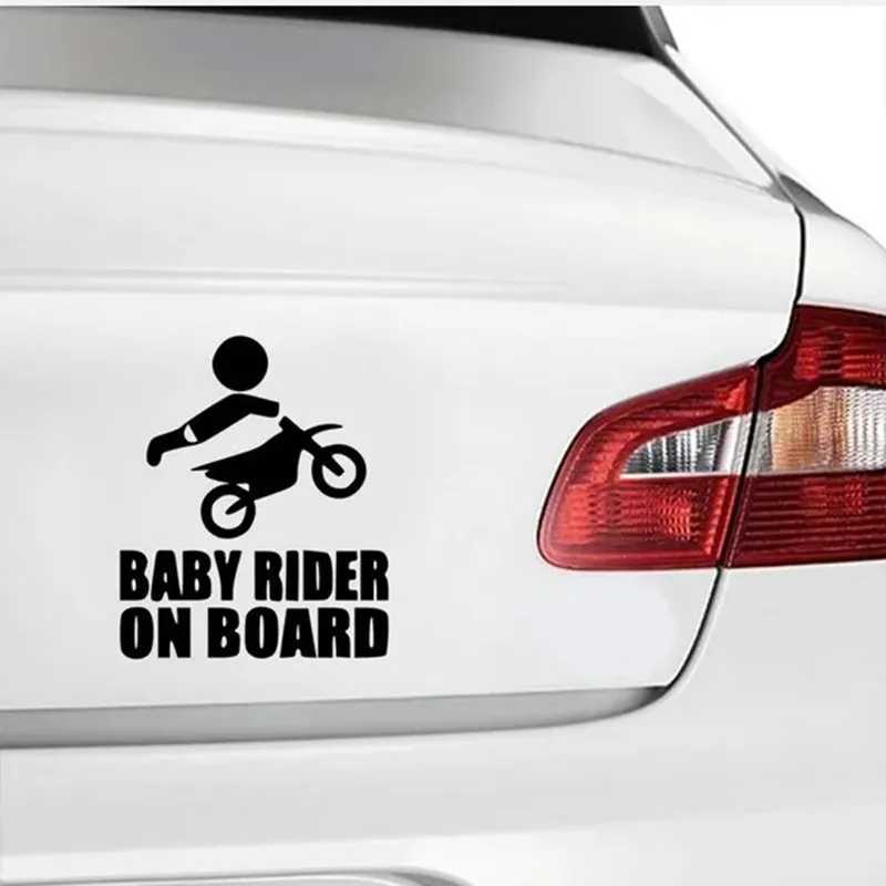 Baby Riders Vinyl Car Stickers Removable Car Truck Body Window Stickers