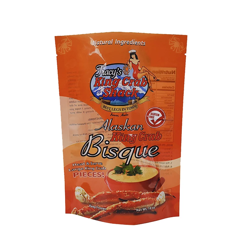 High Temperature Plastic Sauce Food Packaging Zipper Stand Up Moi Moi Steaming Cooking Pouches Bags retort pouch packaging