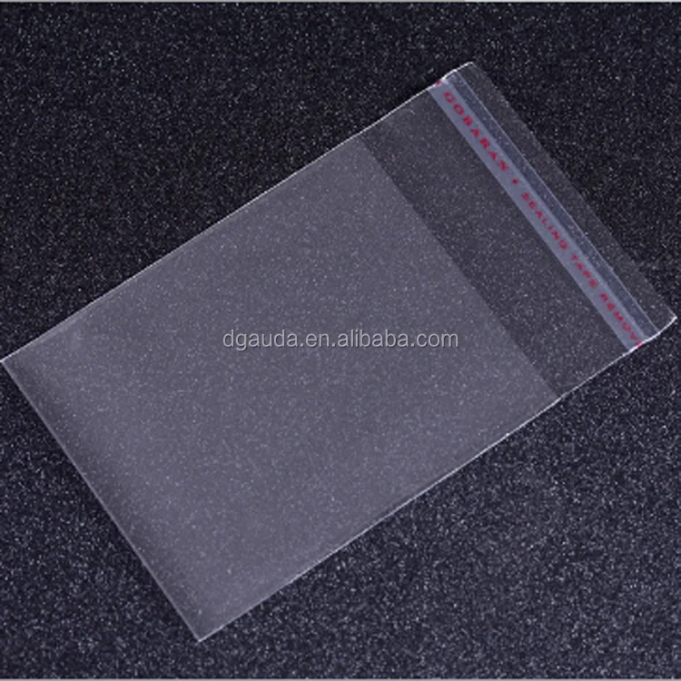 T shirts or cellphone  packaging  self  adhesive clear opp plastic bags