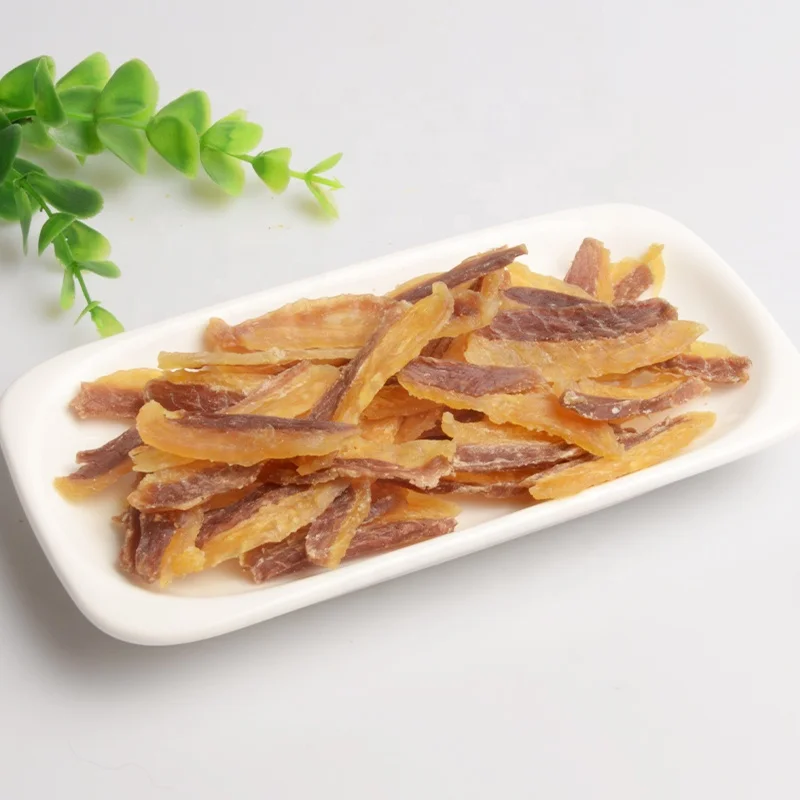 Прямая поставка с завода Высококачественная закуска для собак курица утка хлопья лакомство или OEM Угощение