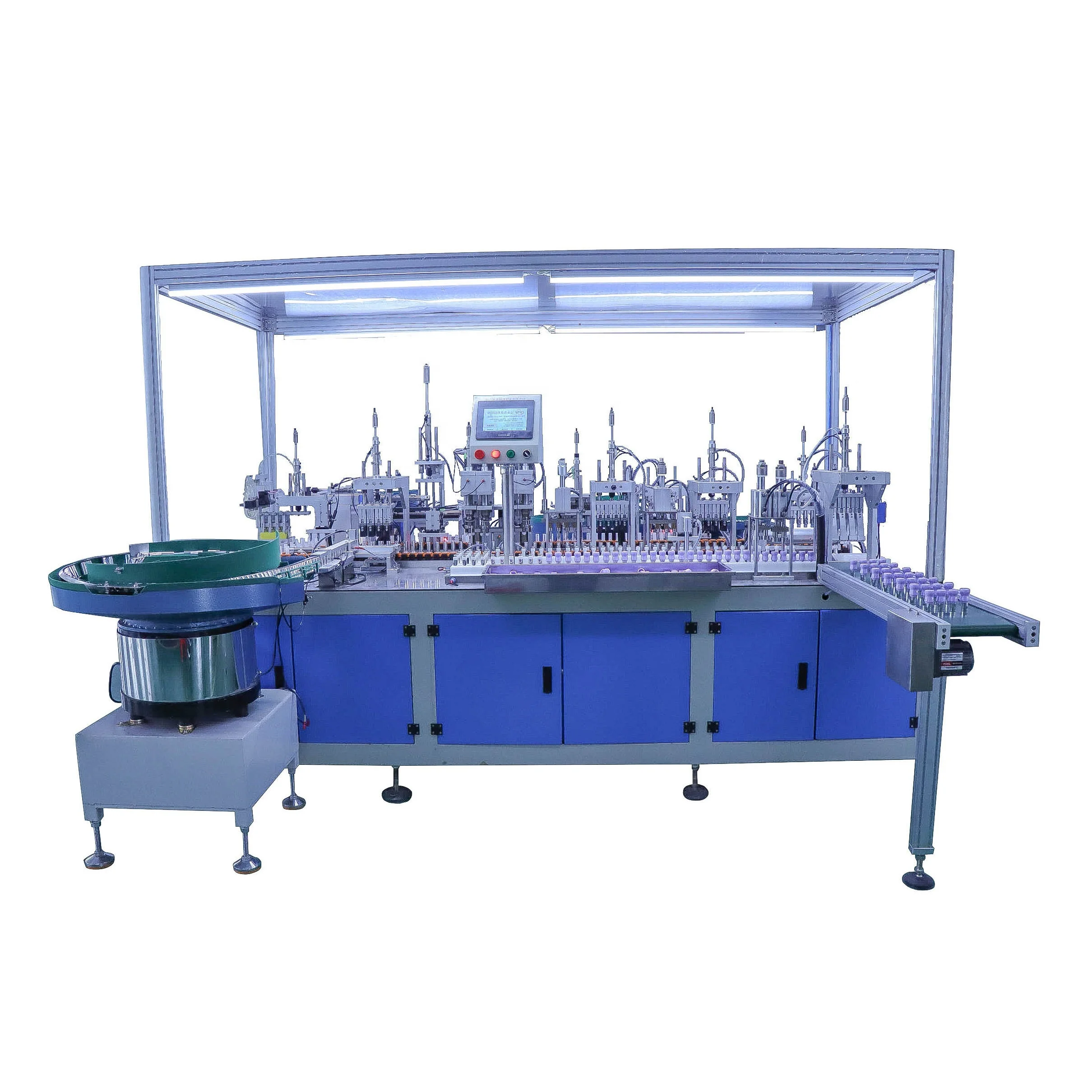 Заводская оптовая продажа эффективный многофункциональный механизм помады крышка Автоматическая сборочная машина