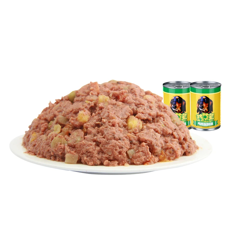 Nurtition OEM 375g/c Beef/Chicken Vegetable Flavor for Cat  Wet Dog Food Dog Treats  Pet Food