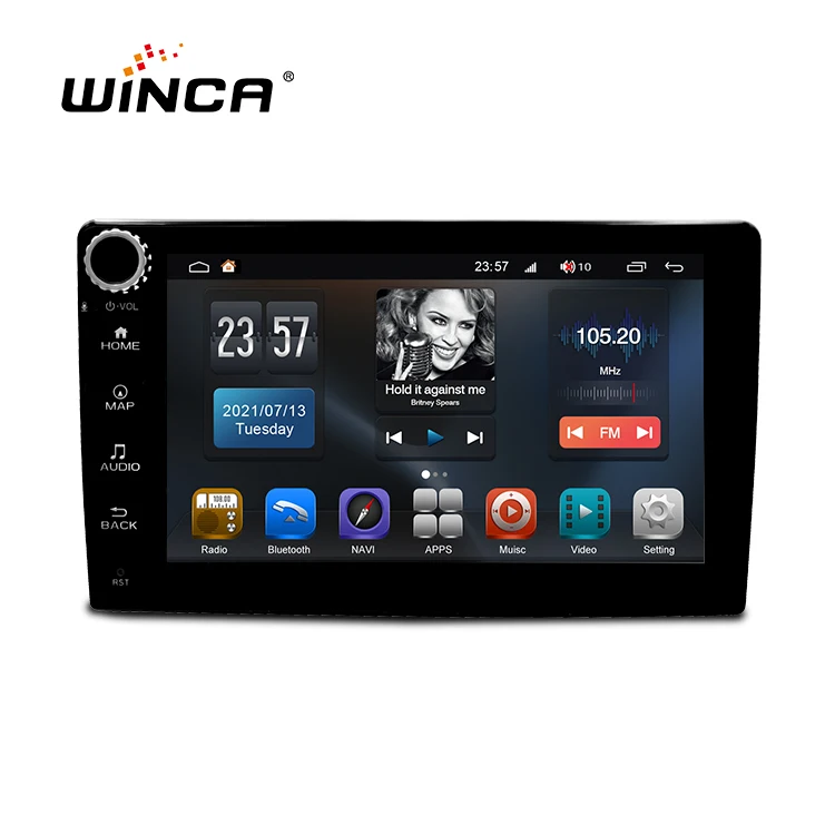 Универсальный 9 дюймовый Android 10 Автомобильный gps dvd мультимедийный плеер Радио Видео Стерео навигационная система для универсального головного устройства