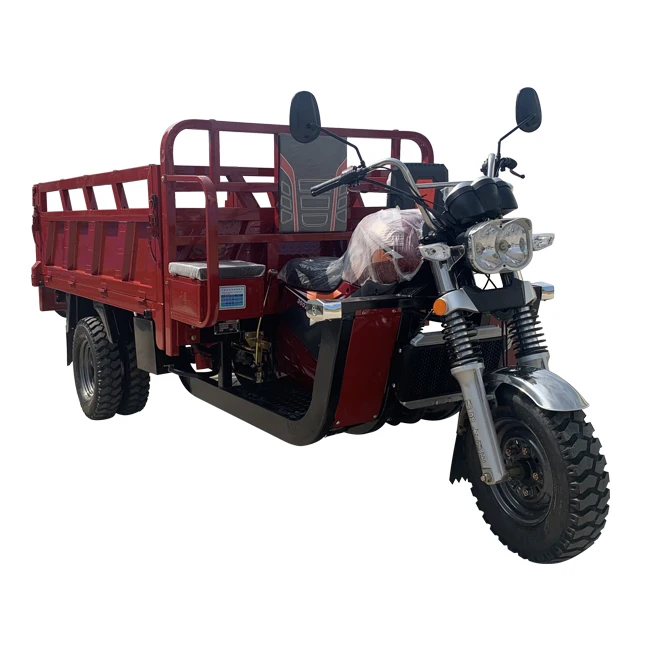 Customized dual rear tire agricultural loading tricycle for sale from China factory