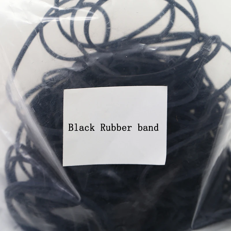Factory Directly Sale Anti-aging Rubberband Manufacture Diameter 1.5cm Elastic Black Rubber Bands for Agriculture Office Money