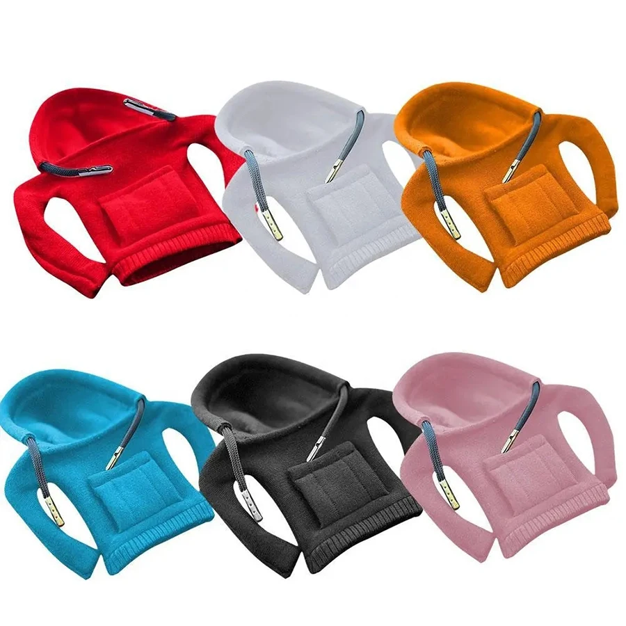 Universal Handle Knob Creativity sick Hoodie Sweatshirt Nonslip Handle Cover Gear Shift Knob Cover gear shifter hoodier car gear