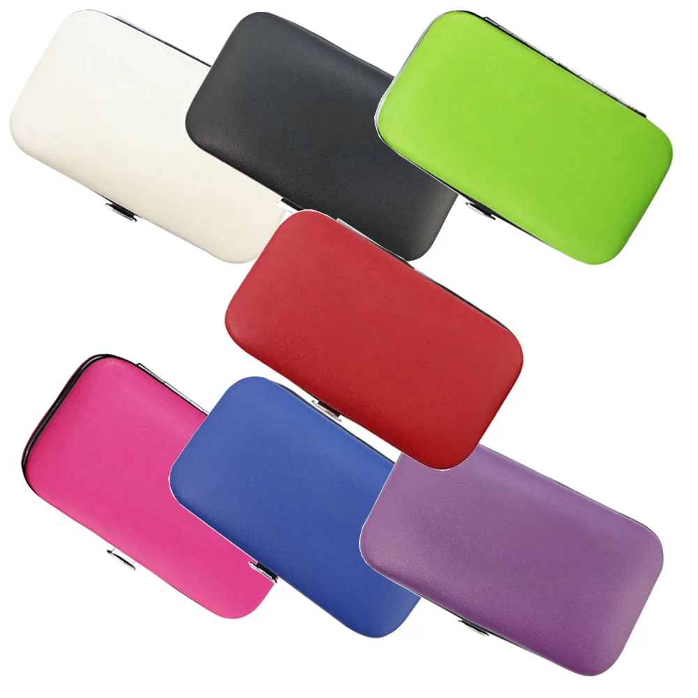7pcs Travel Personal Grooming Kit Manicure Set For Nail Care Foot Repair Sets Customized LOGO Nail Clippers Nail Care Tools