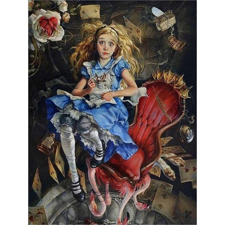 Wholesale Full Square Round Drill nude paintings Glitter Girl Cartoon paint for wall Artwork  5D Diy diamond paintings