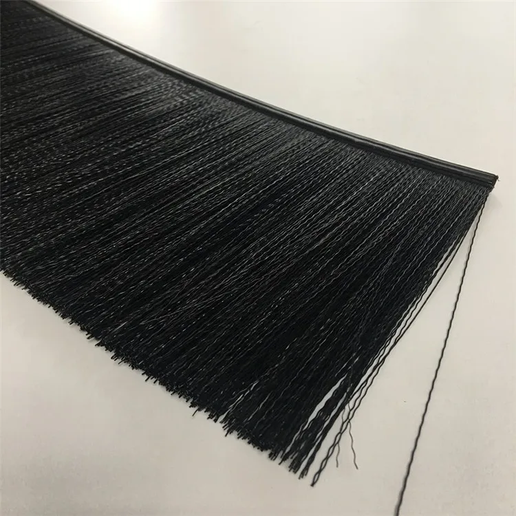 CMX hot-melting plastic channel flexible strip weather brush