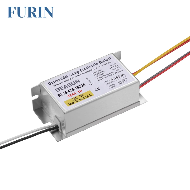 UV Germicidal Ballasts RL15-425-18D24 For UV Lamp GPH150-357T5 TUV11W TUV16W Electronic Ballasts