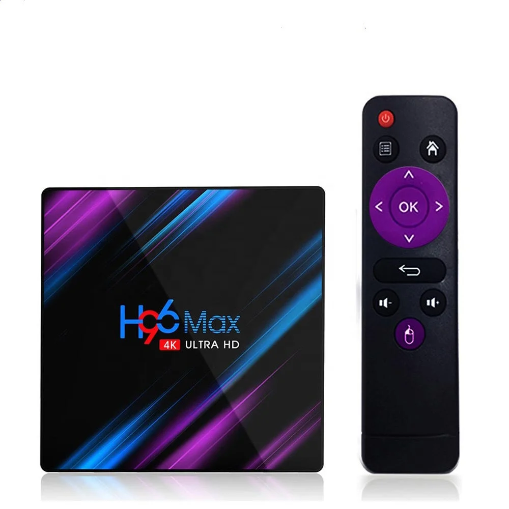 
Hot Sale H96 Max Smart Android 9.0 TV Box 3D Media Player Devices Set Top Box 
