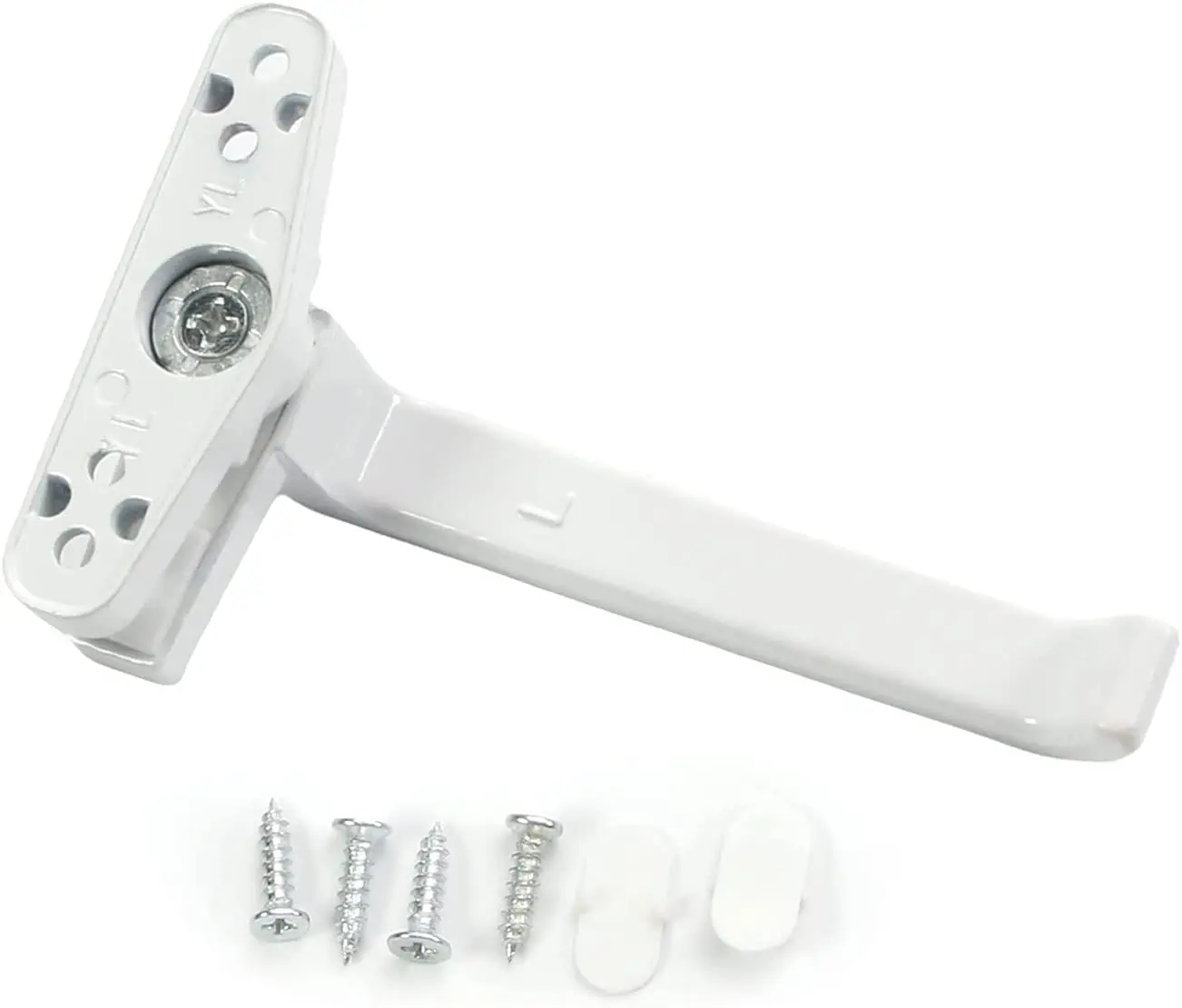 White Zinc Alloy double hung windows Sash  UPVC window Latch Handle